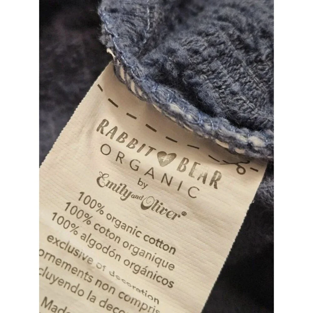 ORGANIC Rabbit Bear Outfit cotton linen corduroy 2pc
